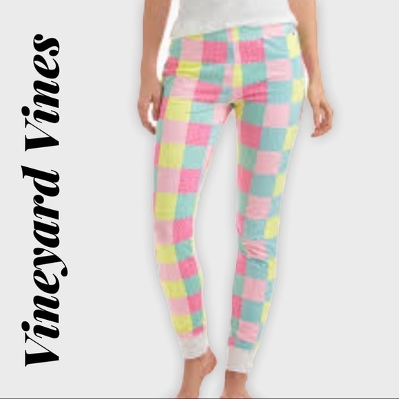 Vineyard VINES “Patchwork Whales” Lounge Leggings - Picture 1 of 8